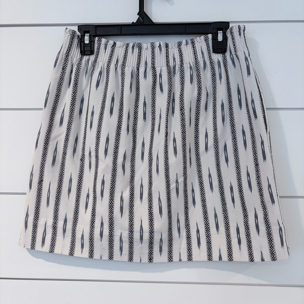 J.Crew Boho Core Tribal Mini Skirt Adjustable Waist Pull On 10 Festival - Picture 3 of 8